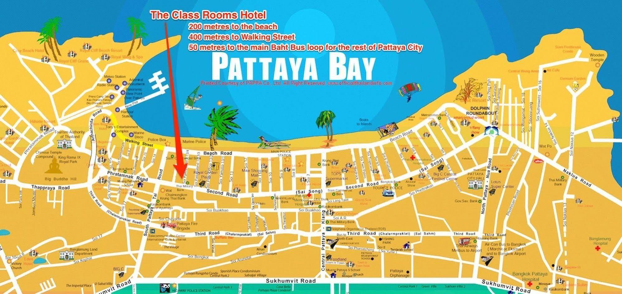 The Classroom Hotel Pattaya Eksteriør billede